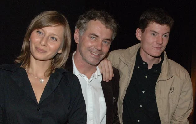 Robert Janowski z żoną i synem Makarym, fot.Radosław Nawrocki