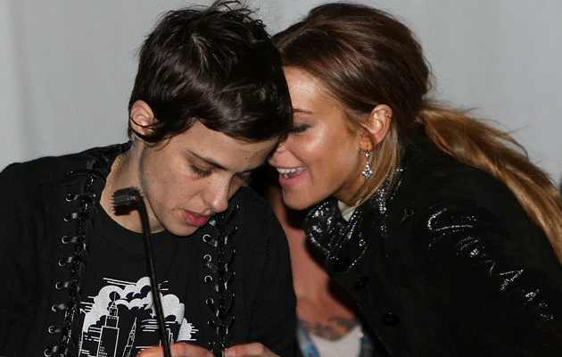 Samantha Ronson i Lindsay Lohan, fot. Bryan Bedder Samantha Ronson i Lindsay Lohan, fot. Bryan Bedder