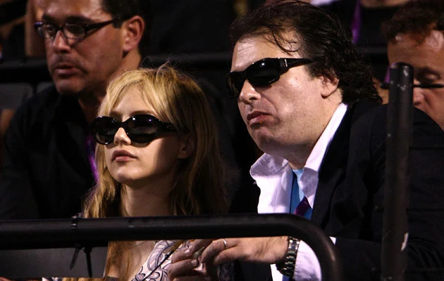 Simon Monjack z Brittany Murphy, fot. Chris McGrath