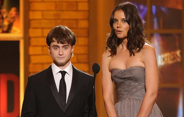 Daniel Radcliffe i Katie Holmes, fot. Andrew H. Walker