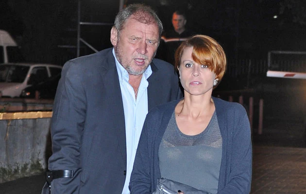 Andrzej Grabowski z żoną, fot. Andras Szilagyi