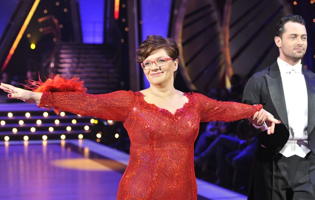 Dorota Zawadzka i Cezary Olszewski na parkiecie "TzG", fot.Jarosław Antoniak