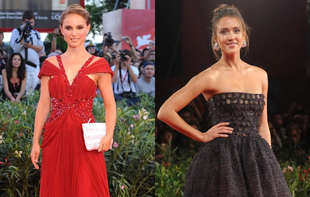 Natalie Portman i Jessica Alba na festiwalu w Wenecji