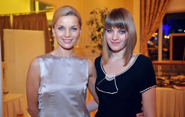 Małgorzata Foremniak z córką Olą, fot.Jacek Kurnikowski