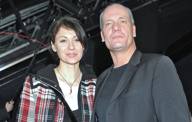 Piotr Zelt z żoną, fot. Andras Szilagyi