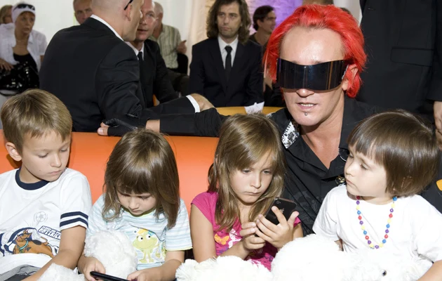 Michał Wiśniewski ze swoimi dziećmi, fot.Jarosław Antoniak Michał Wiśniewski ze swoimi dziećmi, fot.Jarosław Antoniak