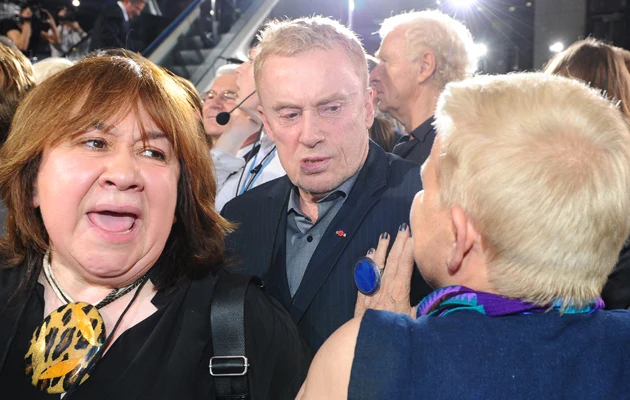 Daniel Olbrychski z żoną, fot.Jarosław Antoniak Daniel Olbrychski z żoną, fot.Jarosław Antoniak