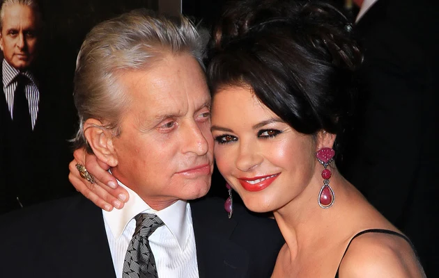 Michael Douglas z żoną Michael Douglas z żoną