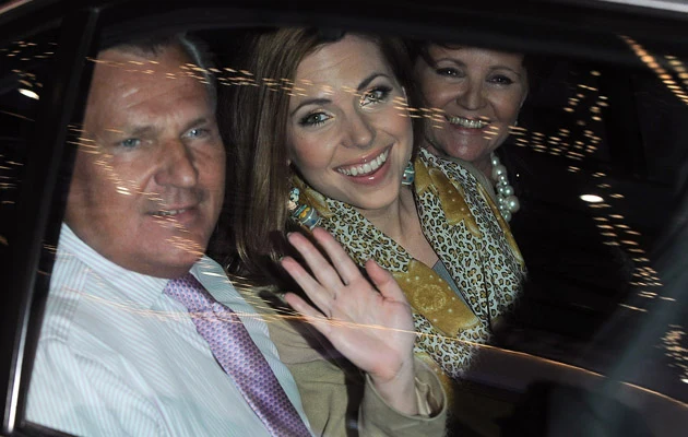 Ola Kwaśniewska z rodzicami, fot.Radosław Nawrocki Ola Kwaśniewska z rodzicami, fot.Radosław Nawrocki