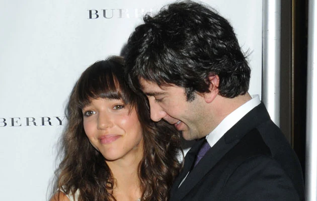 David Schwimmer i Zoe Buckman David Schwimmer i Zoe Buckman