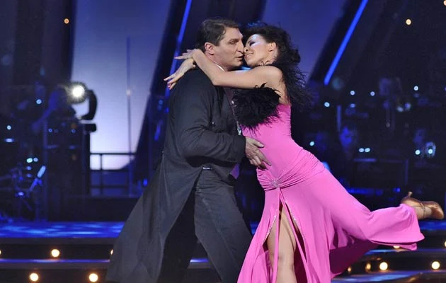 Andrzej Gołota i Magda Soszyńska-Michno, fot. Andras Szilagyi