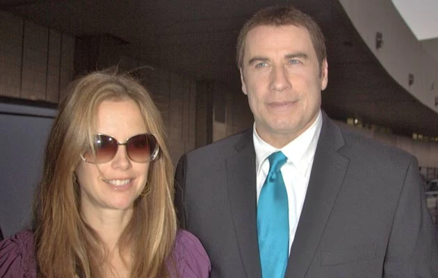 John Travolta z żoną