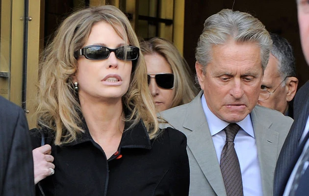 Michael Douglas z byłą żoną, fot. Jemal Countess Michael Douglas z byłą żoną, fot. Jemal Countess