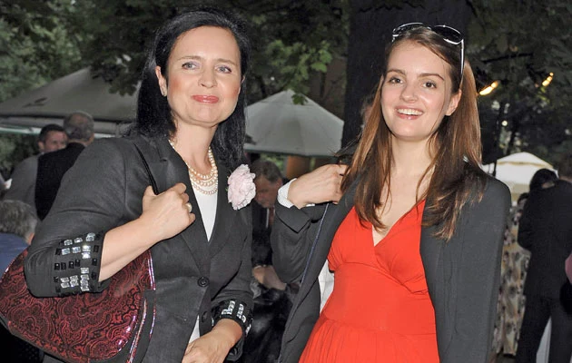 Jolanta Fajkowska z Marią Niklińską, fot. Andras Szilagyi