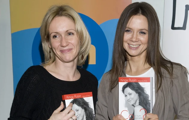 Małgorzata Ohme i Kinga Rusin, fot.Jarosław Antoniak Małgorzata Ohme i Kinga Rusin, fot.Jarosław Antoniak
