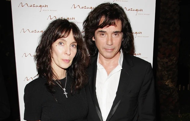 Anne Parillaud i Jean-Michel Jarre, fot.Gareth Cattermole Anne Parillaud i Jean-Michel Jarre, fot.Gareth Cattermole