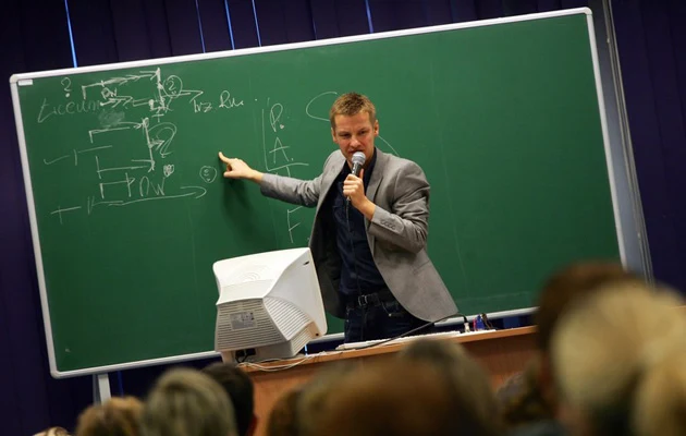 Wykład Marcina Mroczka, fot.Miroslaw Pieslak Wykład Marcina Mroczka, fot.Miroslaw Pieslak