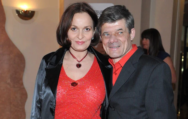 Henryk Gołębiewski z żoną, fot. Andras Szilagyi