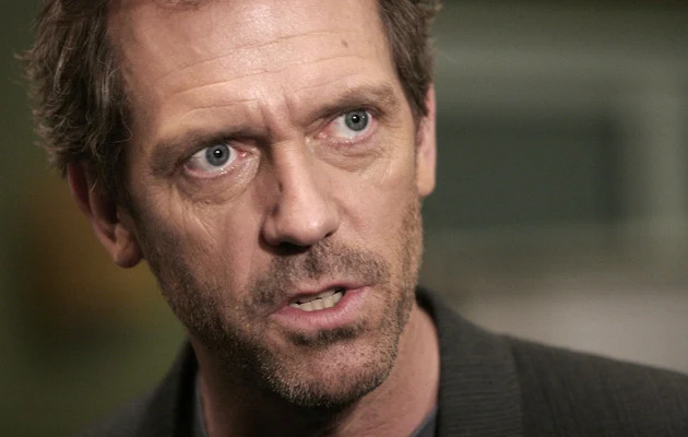 - Z natury nie jestem pogodną osobą - mówi Hugh Laurie, fot.Charley Gallay