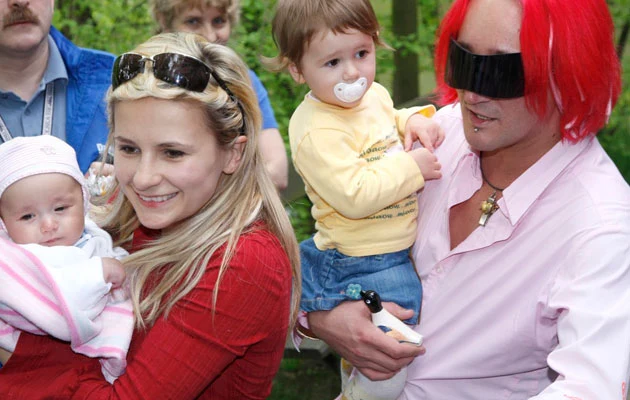 Michał i Ania Wiśniewscy z Etiennette i Vivienne, fot. Engelbrecht