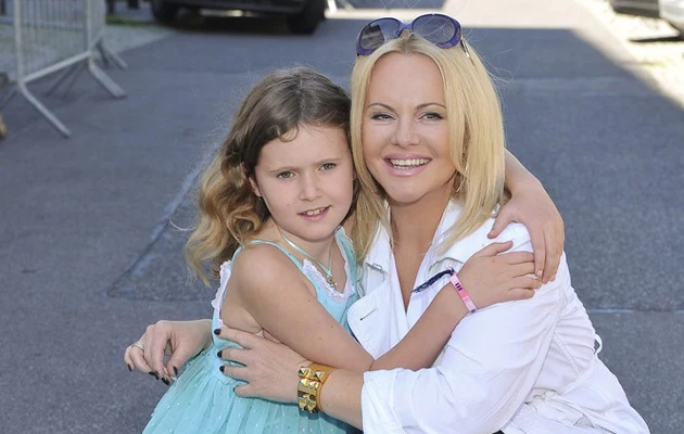 Joanna Kurowska z córką, 2010, fot.Kurnikowski Joanna Kurowska z córką, 2010, fot.Kurnikowski