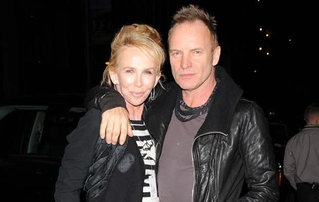 Sting z żoną Sting z żoną