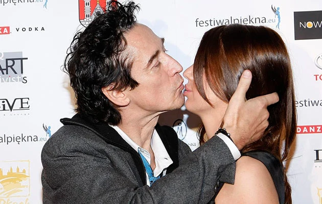 Jan Borysewicz z byłą partnerką, fot. Grąbczewski Jan Borysewicz z byłą partnerką, fot. Grąbczewski