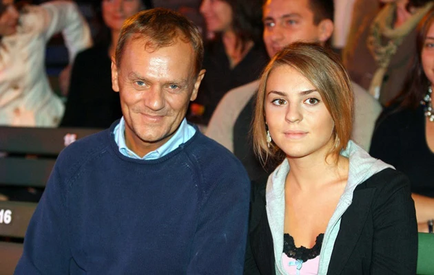 Donald Tusk z córką Kasią, fot.Palicki Donald Tusk z córką Kasią, fot.Palicki