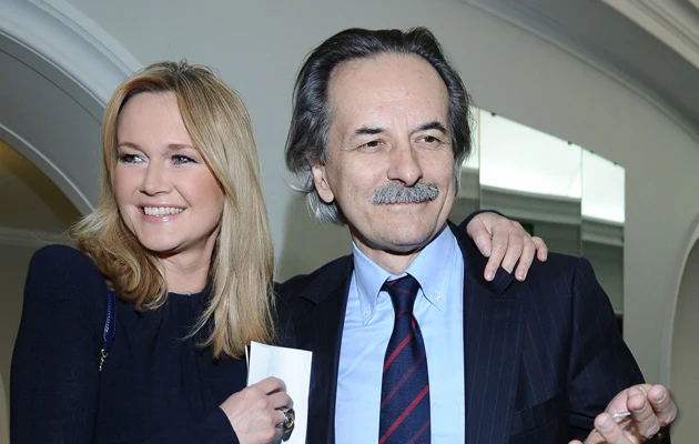 Grażyna Torbicka z mężem Adamem, fot.Andras Szilagyi Grażyna Torbicka z mężem Adamem, fot.Andras Szilagyi