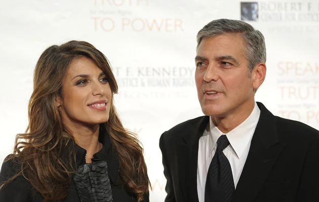 Elisabetta Canalis i George Clooney, fot.Michael Loccisano Elisabetta Canalis i George Clooney, fot.Michael Loccisano