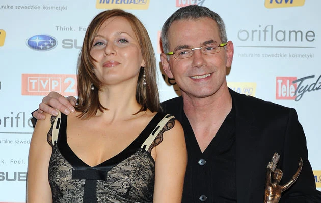 Robert Janowski z żoną Robert Janowski z żoną