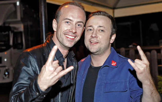 Nergal i Czesław, fot.Andras Szilagyi Nergal i Czesław, fot.Andras Szilagyi