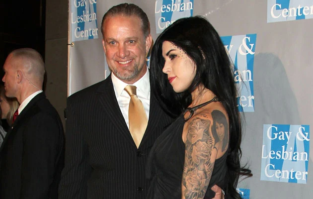 Jesse James i Kat Von D., fot. Valerie Macon Jesse James i Kat Von D., fot. Valerie Macon