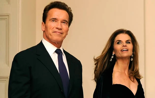 Arnold Schwarzenegger z żoną, fot. Pool