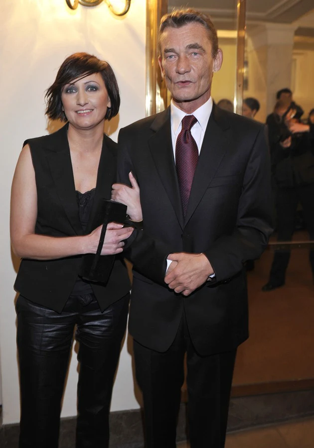 Krzysztof Kiersznowski z partnerką, fot.Kurnikowski