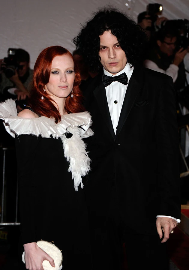 Karen Elson i Jack White, fot.Larry Busacca