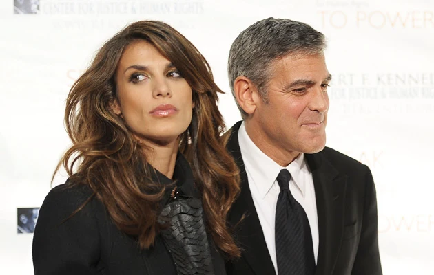 Elisabetta Canalis i George Clooney, fot.Michael Loccisano Elisabetta Canalis i George Clooney, fot.Michael Loccisano