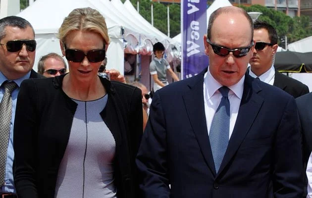 Książę Albert i Charlene Wittstock Książę Albert i Charlene Wittstock