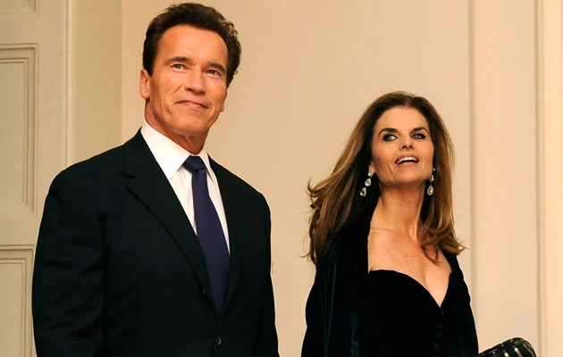 Arnold Schwarzenegger z żoną, fot. Pool