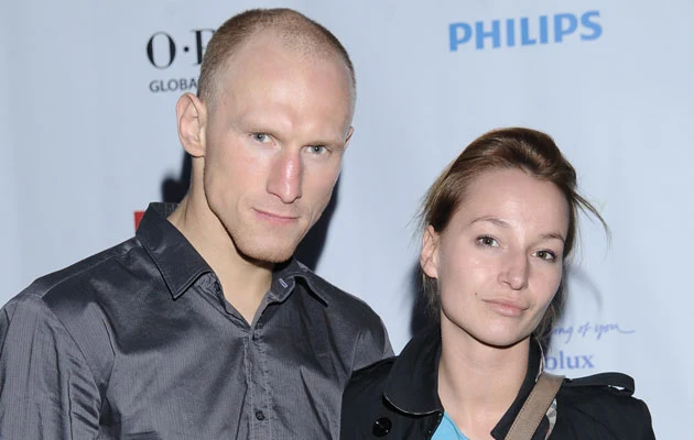 Krzysztof "Diablo" Włodarczyk z żoną Krzysztof "Diablo" Włodarczyk z żoną