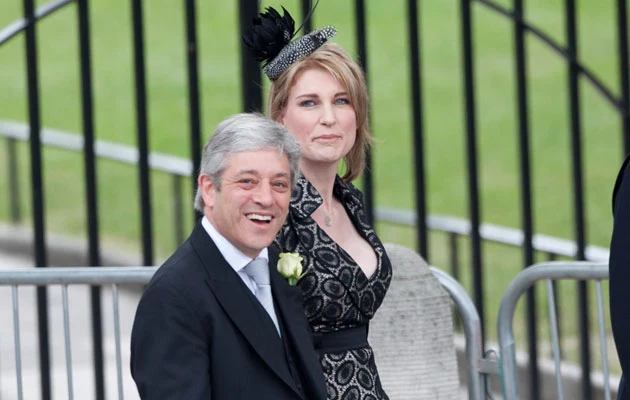 John i Sally Bercow na ślubie księcia Williama John i Sally Bercow na ślubie księcia Williama