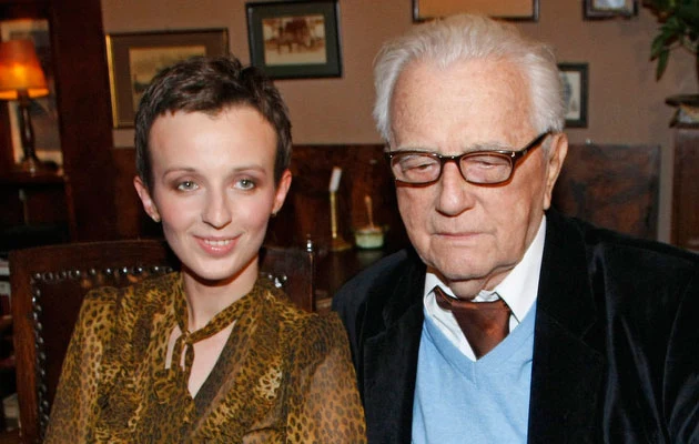 Andrzej Łapicki z żoną Kamilą, fot. Engelbrecht