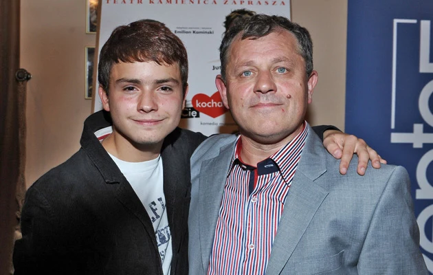 Tadeusz Chudecki z synem, fot.Andras Szilagyi Tadeusz Chudecki z synem, fot.Andras Szilagyi