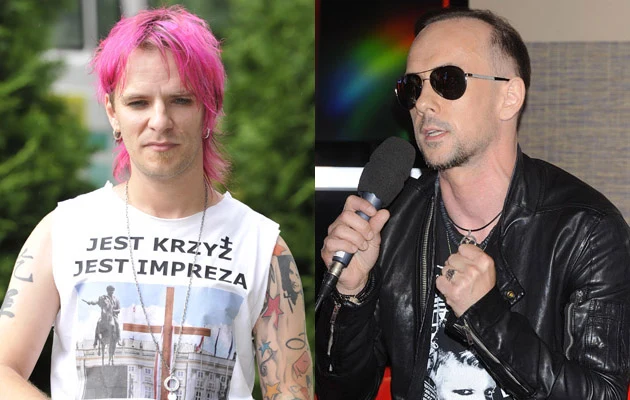 Wojtek Łuszczykiewicz i Nergal, fot.Jarosław Antoniak Wojtek Łuszczykiewicz i Nergal, fot.Jarosław Antoniak