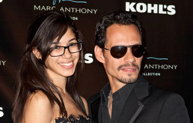 Marc Anthony z córką Arianą.