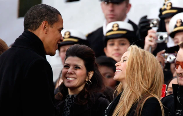 Shakira była oczarowana prezydentem Obamą.Fot. Mark Wilson Shakira była oczarowana prezydentem Obamą.Fot. Mark Wilson