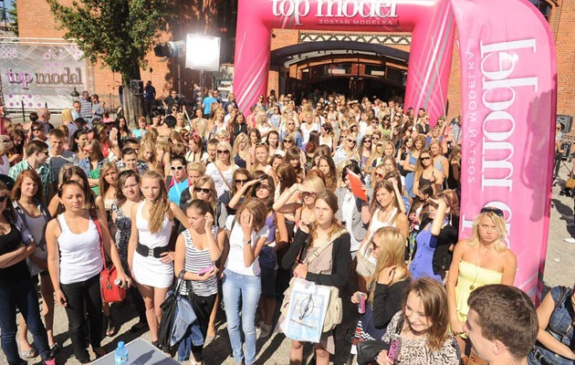 Na castingi do programu przyjeżdżały tłumy dziewczyn z całej Polski. Fot. Piotr Wygoda Na castingi do programu przyjeżdżały tłumy dziewczyn z całej Polski. Fot. Piotr Wygoda