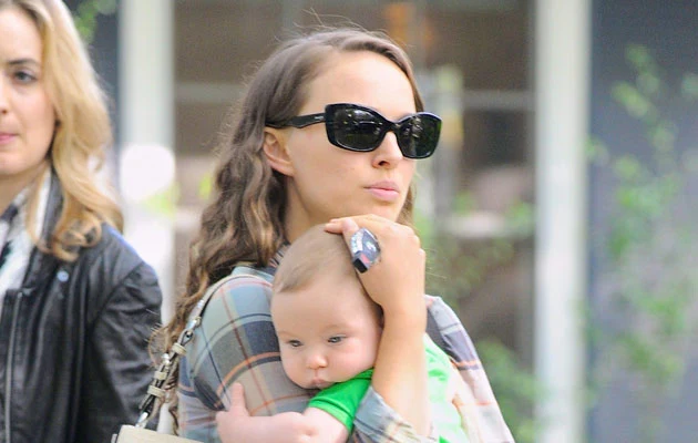 Natalie Portman z małym Alephem