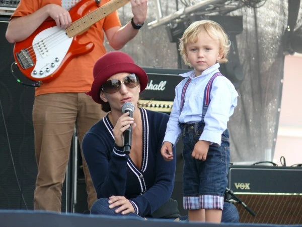 Synowie Justyny Steczkowskiej i Macieja Myszkowskiego - Leon i Stanisław (na zdjęciu), fot.Tomasz Piekarski Synowie Justyny Steczkowskiej i Macieja Myszkowskiego - Leon i Stanisław (na zdjęciu), fot.Tomasz Piekarski