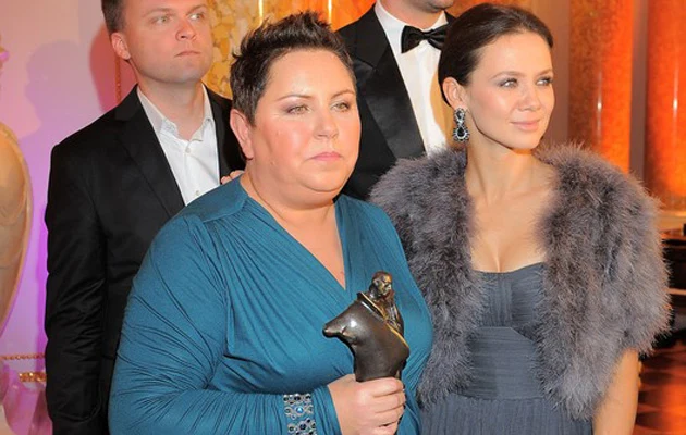 Dorota i Kinga na rozdaniu Wiktorów, fot.Michał Wargin Dorota i Kinga na rozdaniu Wiktorów, fot.Michał Wargin